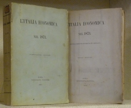 L’Italia economica nel 1873. Pubblicazione ufficiale.