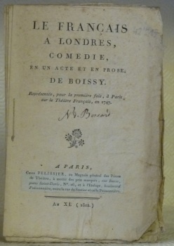 Le Français à Londres, comédie en un acte et en …