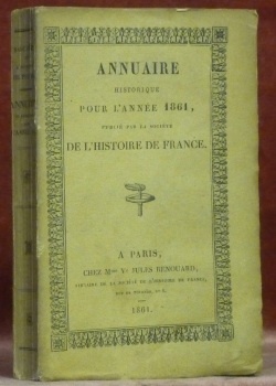 Annuaire historique pour l’année 1861, publié par la Société de …