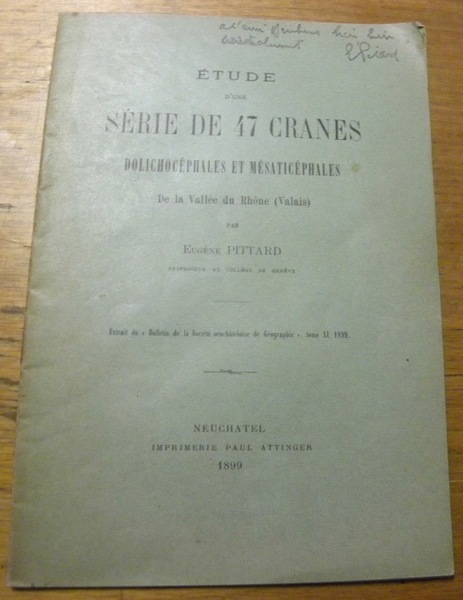 Etude d’une série de 47 cranes dolichocéphales et mésaticéphales de …