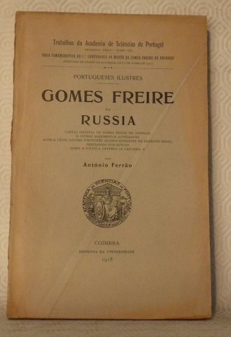 Gomes Freire na Russia. Cartas inéditas de Gomes Freire de …