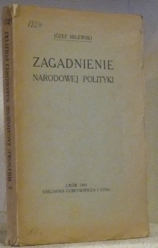 Zagadnienie narodowej polityki.