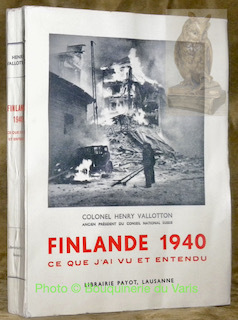 Finlande 1940 ce que j’ai vu et entendu.