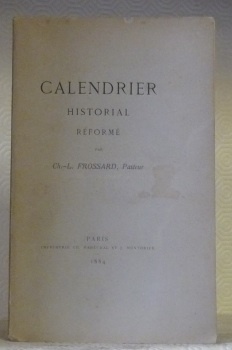 Calendrier Historial Réformé.