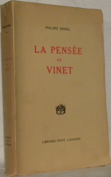 La pensée de Vinet.