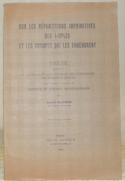 Sur les répartitions imprimitives des i-uples et les groupes qui …