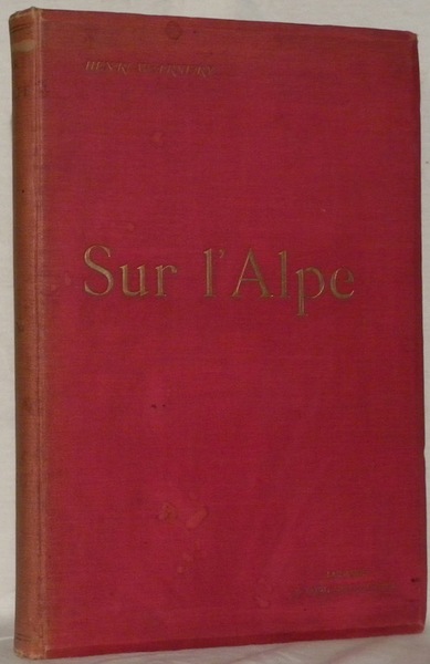 Sur l’Alpe. Poésies.