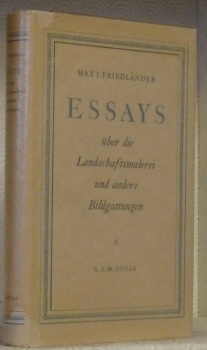 Essays über die Landschaftsmalerei und andere Bildgattungen.
