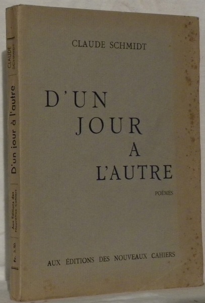 D’un jour à l’autre. Poèmes. Bois gravés originaux de Albert …