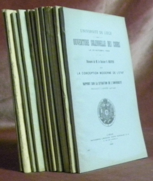 Université de Liège. Ouverture solennelle des cours. Année 1898/1899 à …