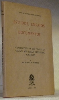 Contribution to the theory of certain non-linear differential equations. Estudos, …