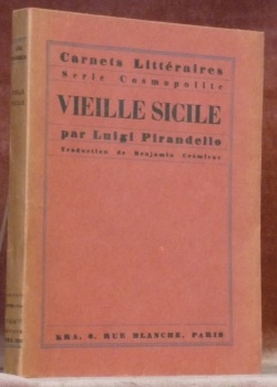 Vieille Sicile. Traduction et avant-propos de Benjamin Crémieux. Collection Carnets …