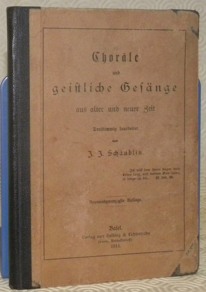 Choräle und geistliche Gesänge aus alter und neuer Zeit. 29. …