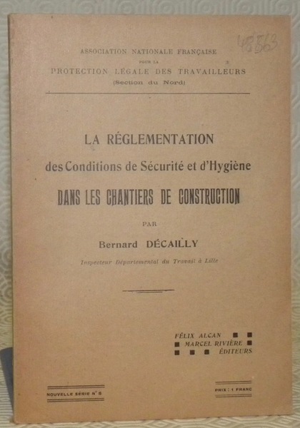 La réglementation des conditions de sécurité et d’hygiène dans les …