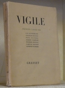 VIGILE. Premier cahier 1930.