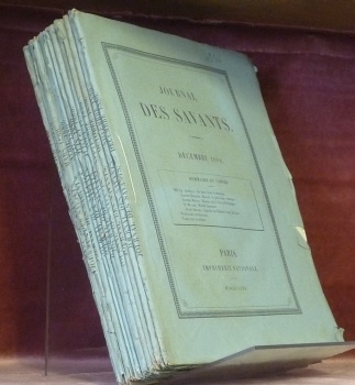 JOURNAL des Savants. Année 1880, 12 fascicules (Janvier-Décembre).