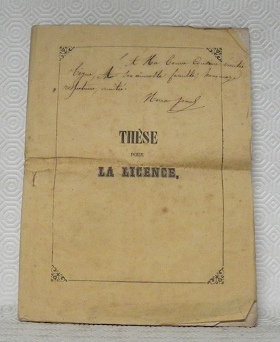 Faculté de Droit de Toulouse. Acte public pour la Licence. …