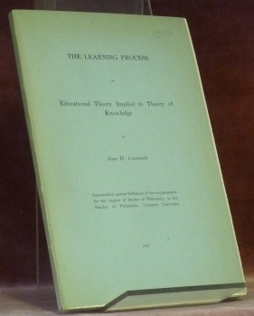 The Learning Process or Educational Theory Implied in Theory of …