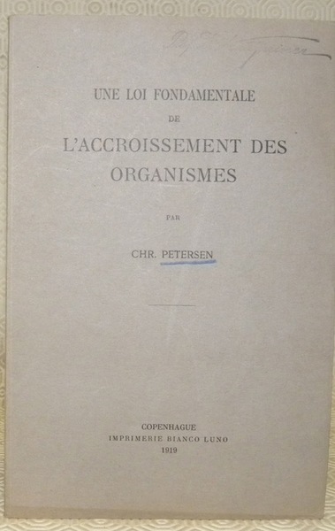 Une loi fondamentale de l’accroissement des organismes.