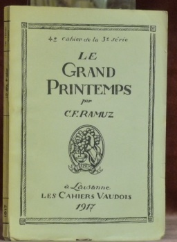 Le grand printemps. 4e cahier de la 3e série.