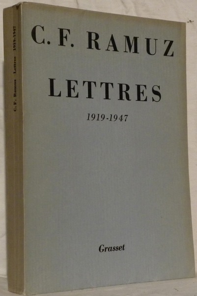 Lettres. 1919-1947.