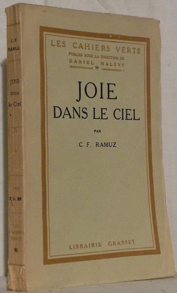 Joie dans le Ciel. Collection Les Cahiers Verts.