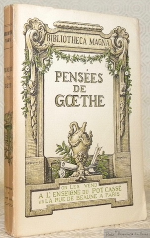 Pensées de Goethe. Traduction par Jacques Porchat. Illustration par A.-F. …