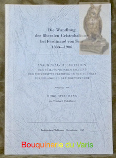 Die Wandlung des liberalen Geisteshaltung bei Ferdinand von Saar. 1833 …