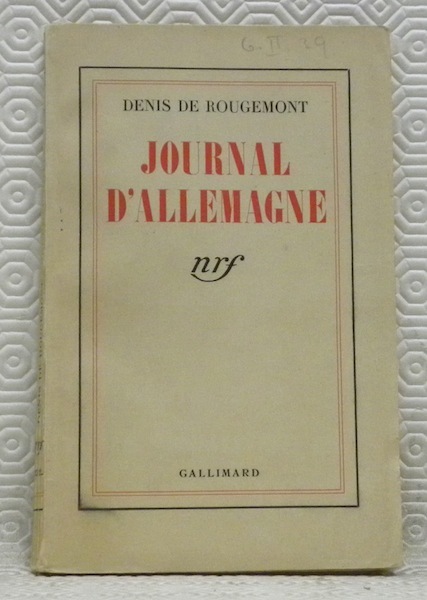 Journal d’Allemagne.