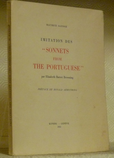 Imitation des Sonnets From the Portuguese d’Elisabeth Barret Browning.