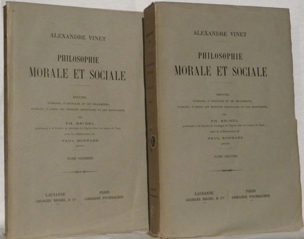 Philosophie morale et sociale. Publié par Ph. Bridel et P. …