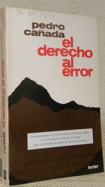 El derecho al error. Tesis.