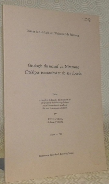 Géologie du massif du Niremont (préalpes romandes) et de ses …