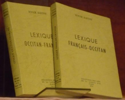 Lexique occitan-français. Lexique français-occitan.
