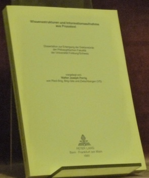 Wissensstrukturen und Informationsaufnahme aus Prosatext. Diss.