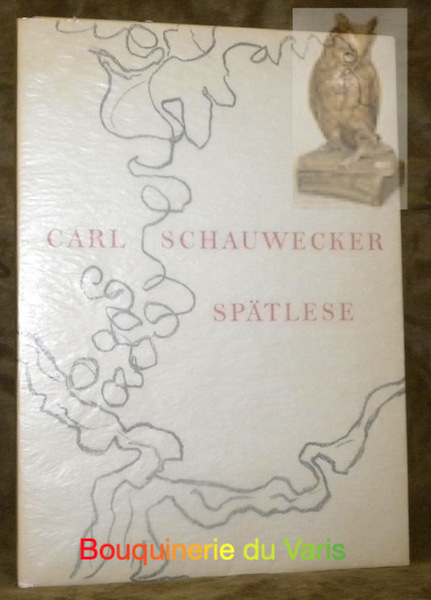 Spätlese. Gedicht. Original Lithographie von Rolf Dürig.