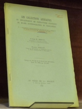 Les collections africaines du Département de Préhistoire exotique du Musée …