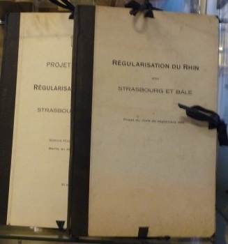 Régularisation du Rhin entre Strasbourg et Bâle. Projet du mois …