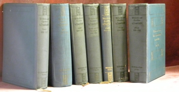 Wilhelm und Caroline von Humboldt in ihren Briefen. Hrsg. von …