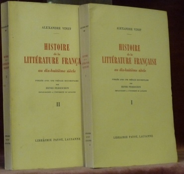 Histoire de la littérature française au dix-huitième siècle. Publiée avec …