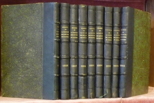 Bulletin mensuel de la Faculté des Lettres de Poitiers. Années …