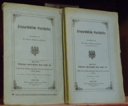 Kriegsgeschichte Einzelschriften. Hrsg. vom Grossen Generalstabe. heft 37/38 und 39/40. …