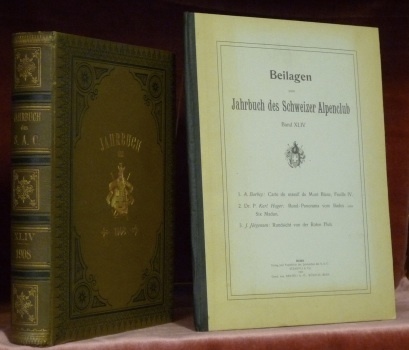JAHRBUCH des Schweizer Alpenclub. 44. Jahrgang 1908 bis 1909. Mit …