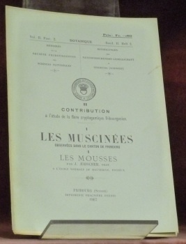 Les Muscinées observées dans le canton de Fribourg. I. Les …