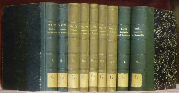 Deutsche Verfassungsgeschichte. Erster, bis Sechster Band. Zweite oder Dritte Auflage. …