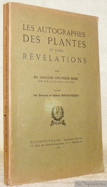 Les Autographes des Plantes et leurs Révélations. Traduit par Edouard …