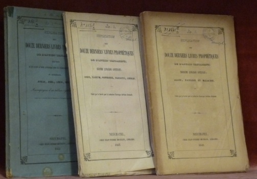 Explication des douze derniers livres prophétiques de l’Ancien Testament, précédée …