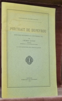 Portrait de Dupeyrou. Discours prononcé le 10 novembre 1955.