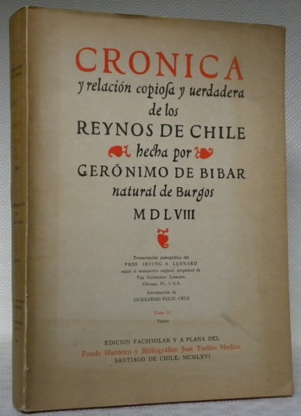 Cronica y relacion copiosa y uerdadera de los Reynos de …
