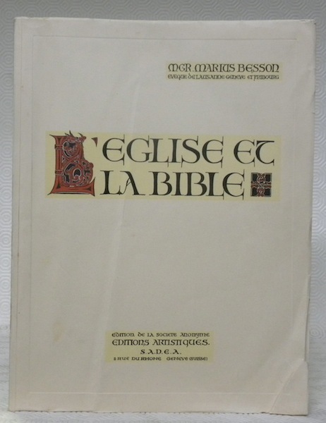 L’Eglise et la Bible.